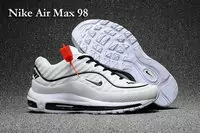 run nike air max 98 university whitewhite